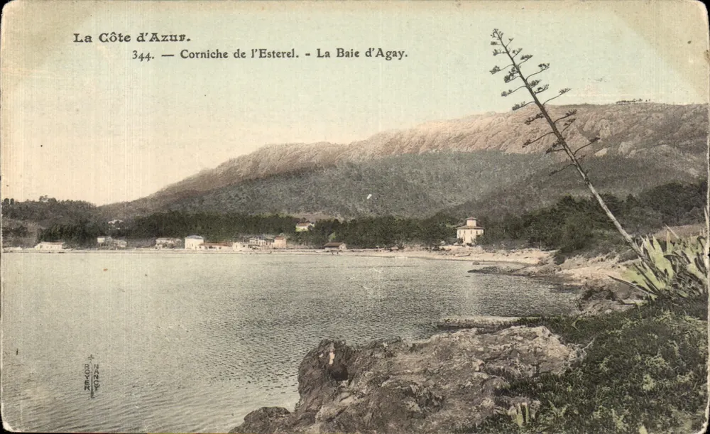Die Côte d'Azur — Corniche de l'Esterel - La Baie d'Agay — Verlag NANCY - Vorderseite