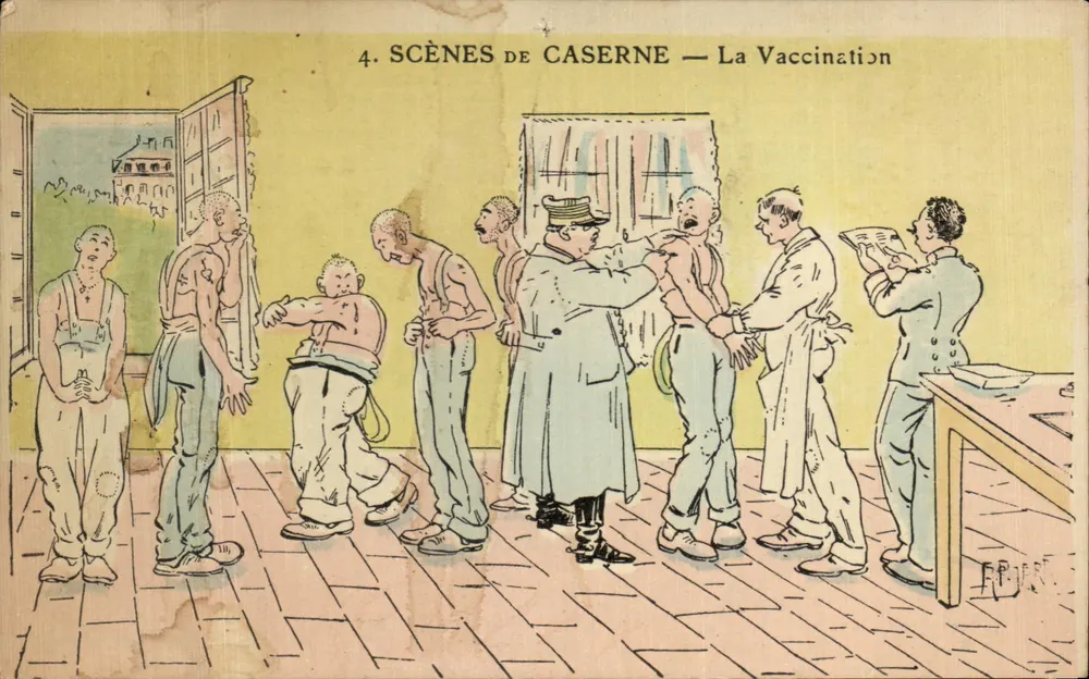 Cenas de quartel — A Vacinação — Edição F. P. P. (n°4) - Frente
