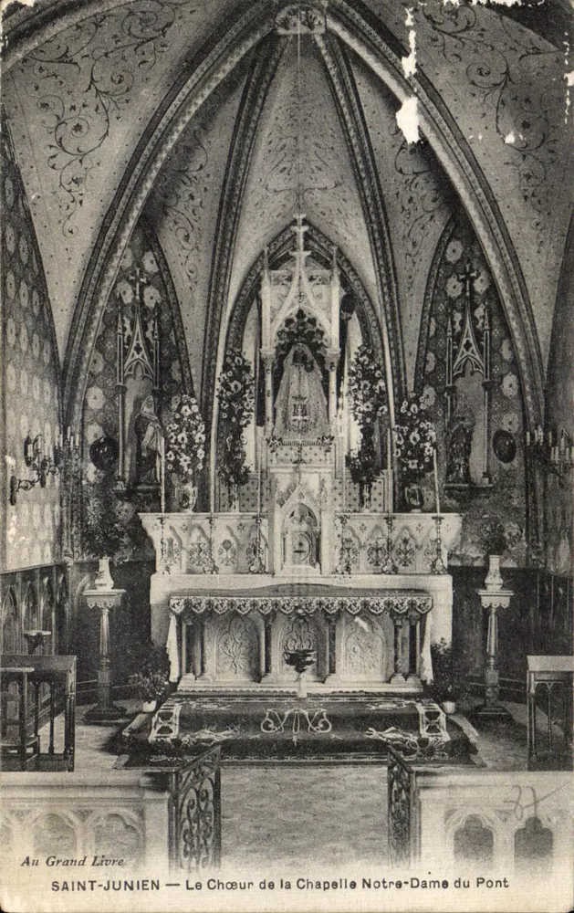 Saint-Junien — Der Chor der Kapelle Notre-Dame du Pont — Au Grand Livre - Vorderseite