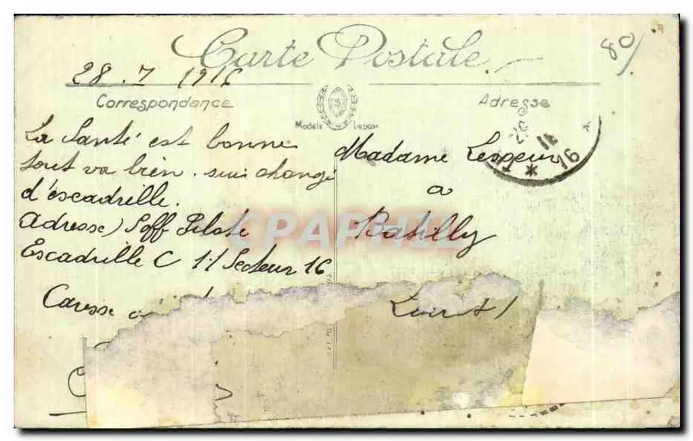 Amiens — Die Kathedrale — Chimären und Wasserspeier — LL — n°175 - Rückseite