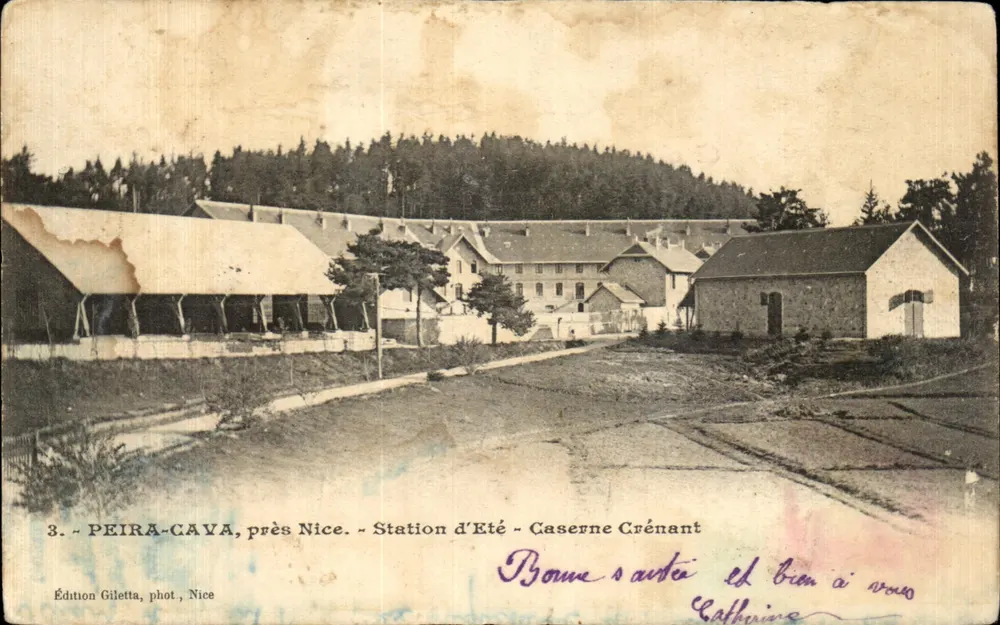 PEIRA-CAVA, in der Nähe von Nice — Sommerstation — Kaserne Crénant — Edition Gilelta, photo., Nice - Vorderseite