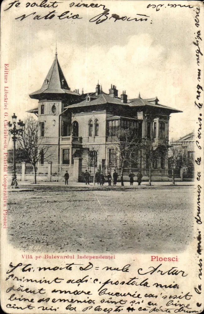 Villa am Boulevard de l'Indépendance — Ploësco — Edition Librairie G. Caculinescu, n° 14 - Vorderseite