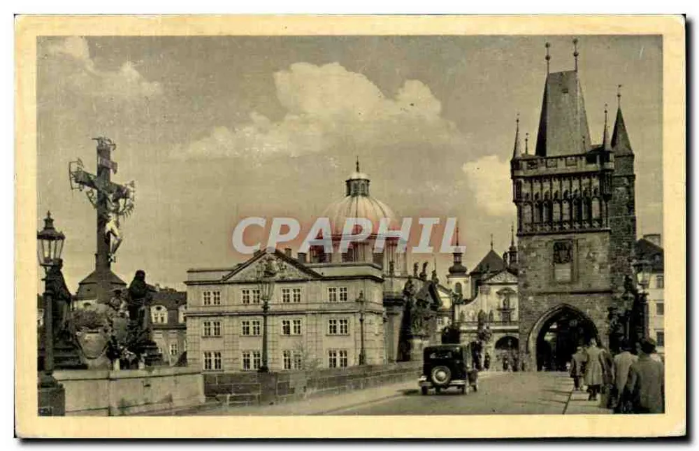 Prag - Brücke Karls und Turm der Altstadt — n° 100-16 - Vorderseite