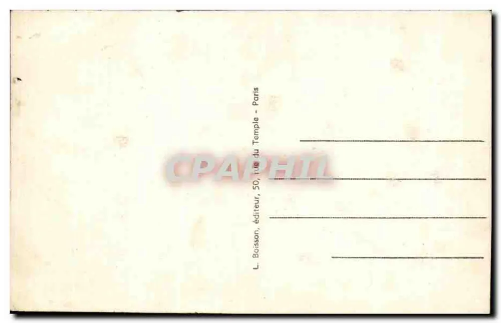 Paris, du Sacré-Cœur de Montmartre — souvenirs et prières — J.H. Déposé - Verso