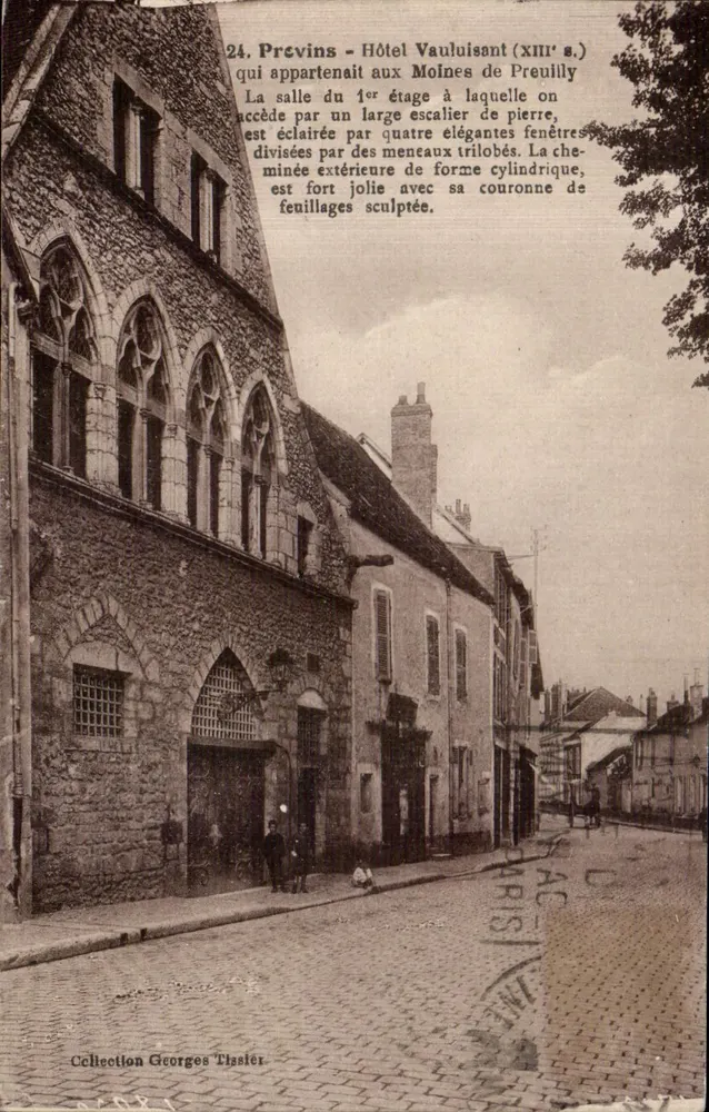 Previns - Hotel Vauluisant (13. Jahrhundert) — Sammlung Georges Tissier - Vorderseite