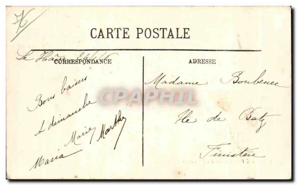 Le Havre — A Ponte e o Museu — LL. — n° 630 - Verso