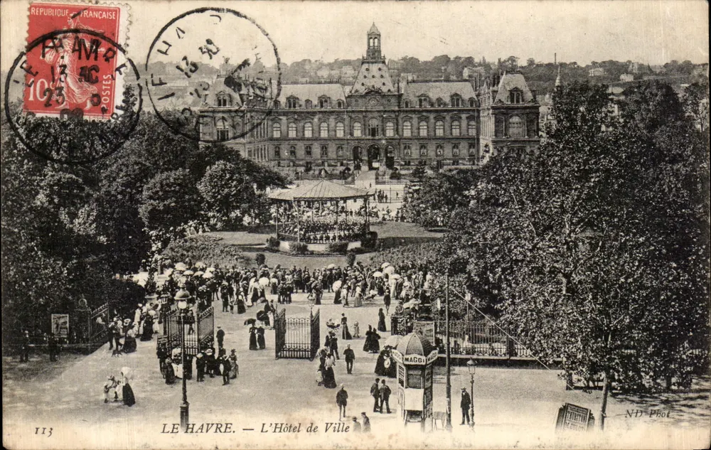 Le Havre — Rathaus — ND Phot - Vorderseite