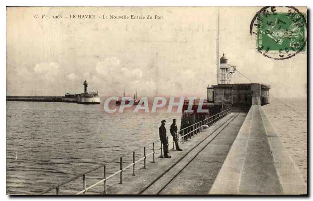 Le Havre — Die Neue Hafenöffnung — C. V. 2066 - Vorderseite