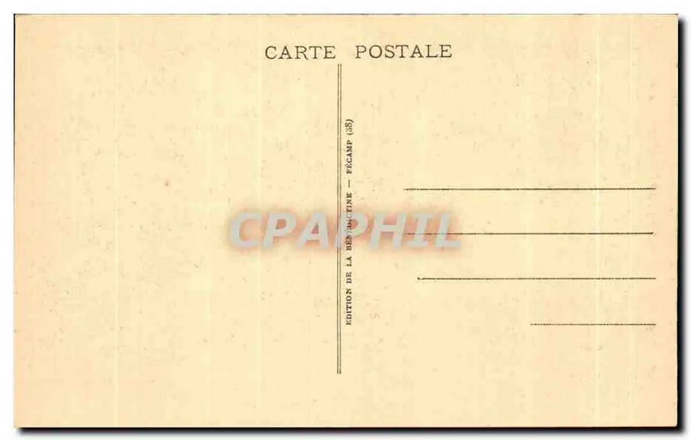 La Bénédictine in Fécamp — Das Denkmal von M.-A. Le Grand Aîné, Gründer — Nr. 3 - Rückseite