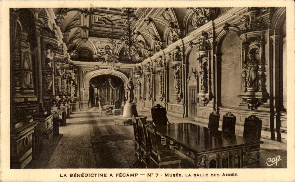 Die Benediktiner in Fécamp — Nr. 7 — Museum, der Saal der Abtei - Vorderseite