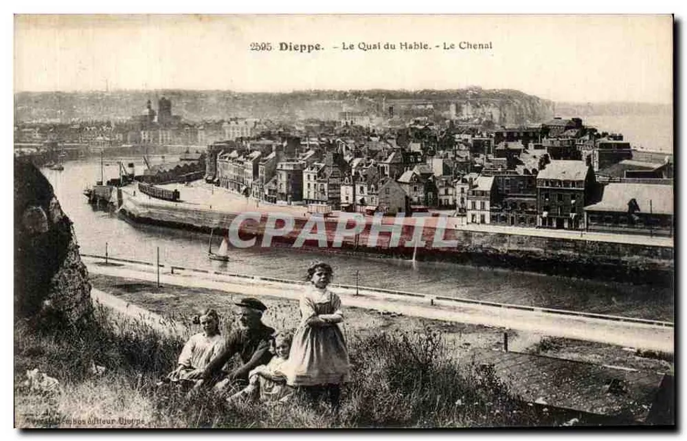 Dieppe - Le Quai du Hable - Le Chenal — Verlag Dijon - Vorderseite