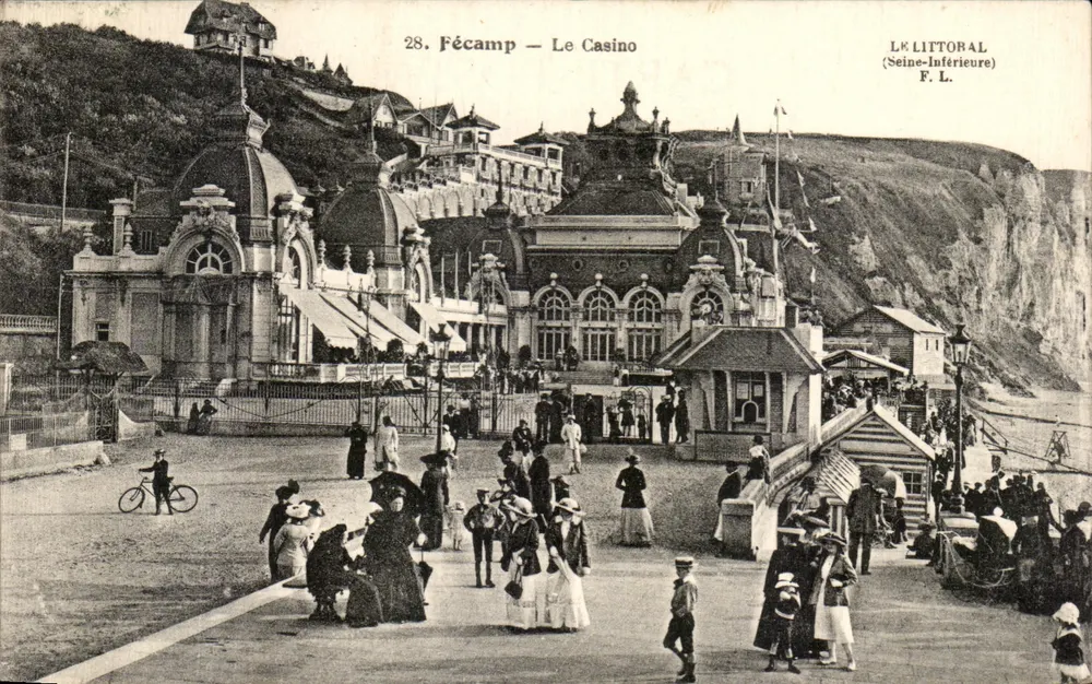 Fécamp — O Casino — Litoral (Seine-Inférieure) — F. L. - Frente