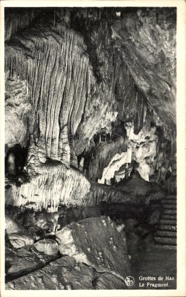 Jaskinie Han — Fragment — wydawca Atlas - Awers