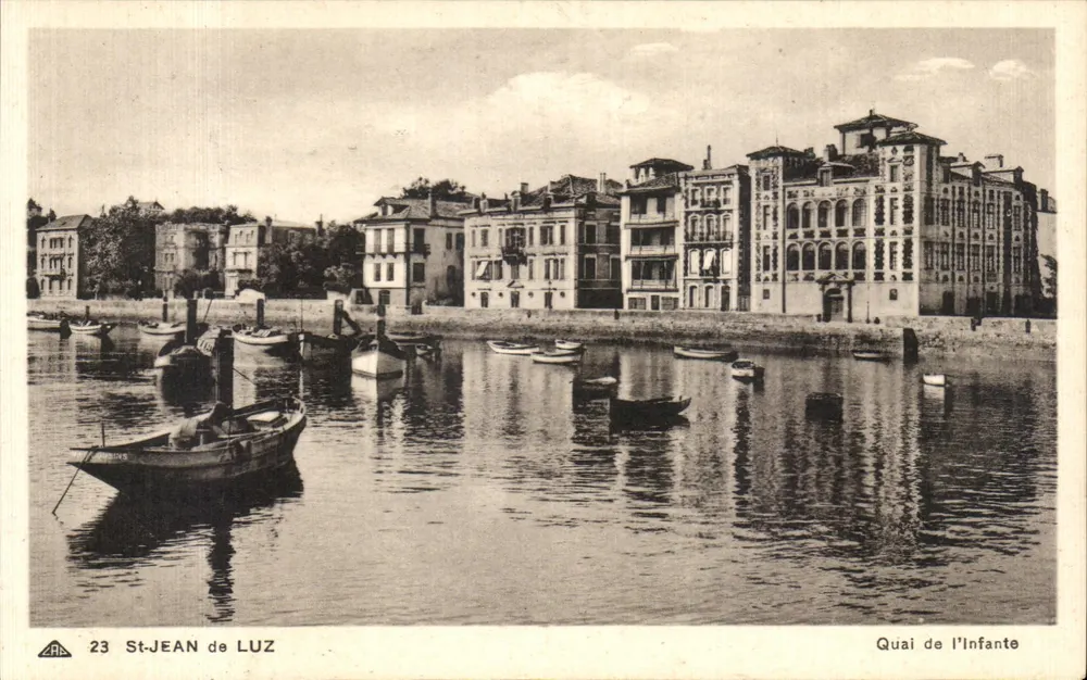 St-Jean de Luz — Quai der Infantin - Vorderseite