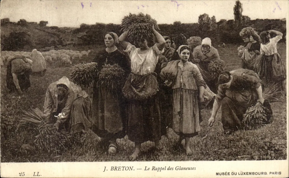 Die Ernterinnen — J. Breton — Musée du Luxembourg, Paris - Vorderseite
