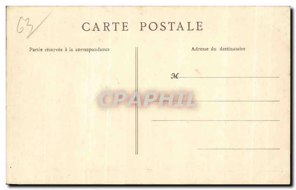 O Mont-Dore — Banhos de Pés das Senhoras — B. F., Paris - Verso