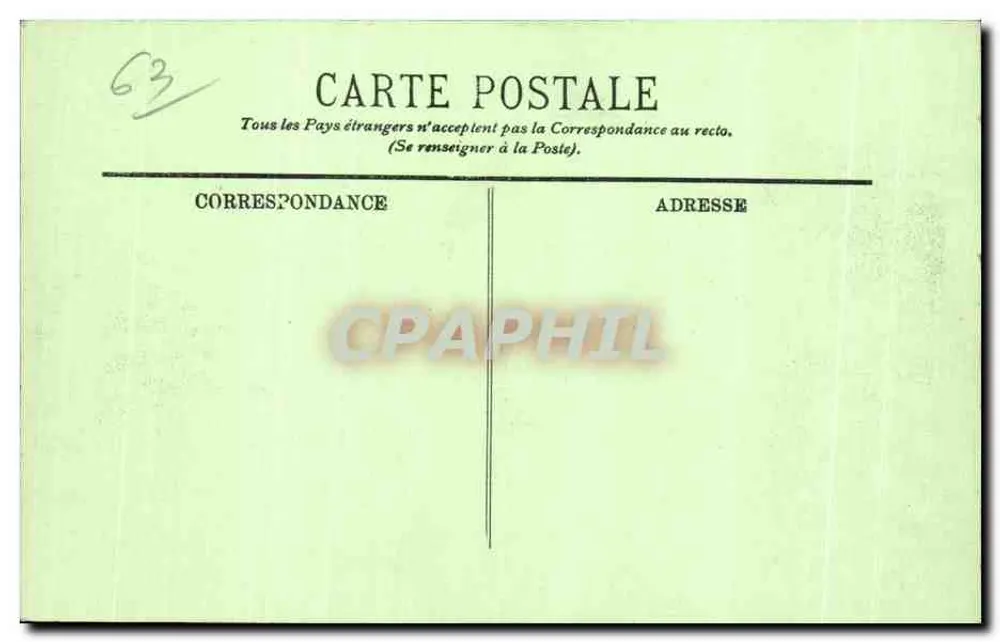 Royat — Der Kursaal und die Kapelle der Badegäste — LL. - Rückseite