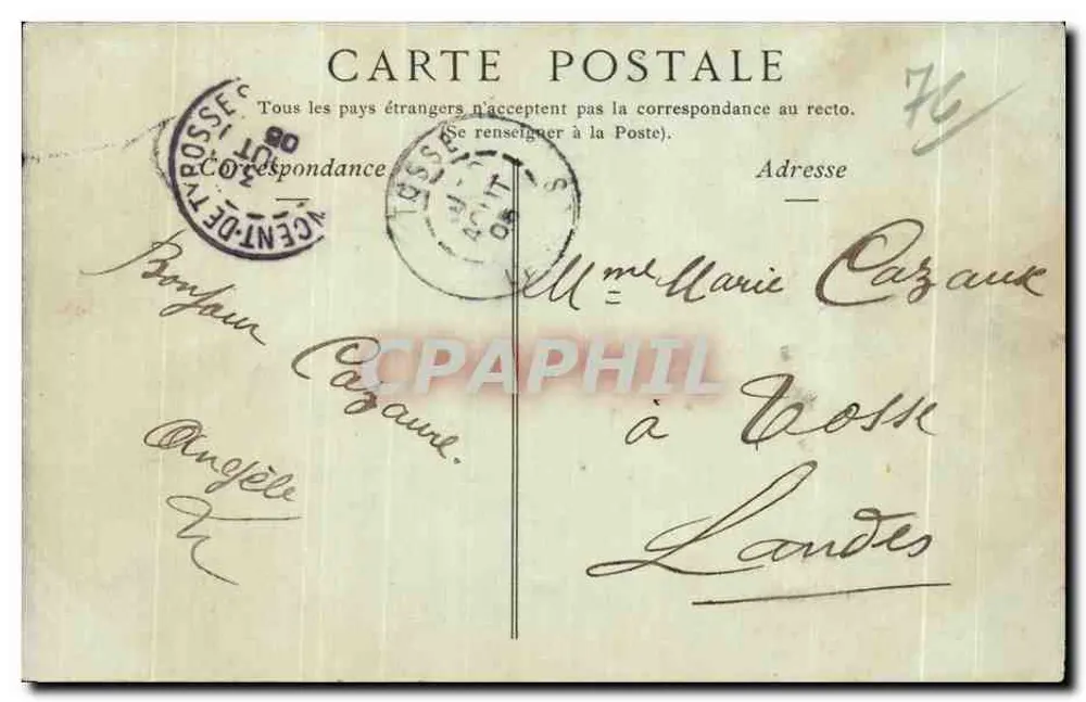 Le Havre — Die Gärten des Rathauses — Collections ND. Foto n°133 - Rückseite