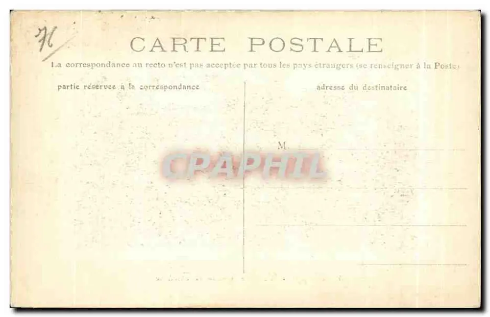 Dieppe — Alte Türme und Theater — L.H., Paris, Nr. 4 - Rückseite