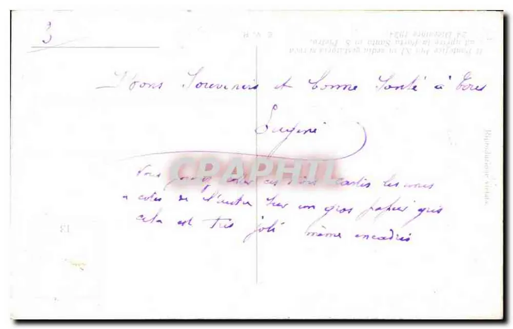 Cerimônia do papa — Editor E. V. H. — N° 13 - Verso