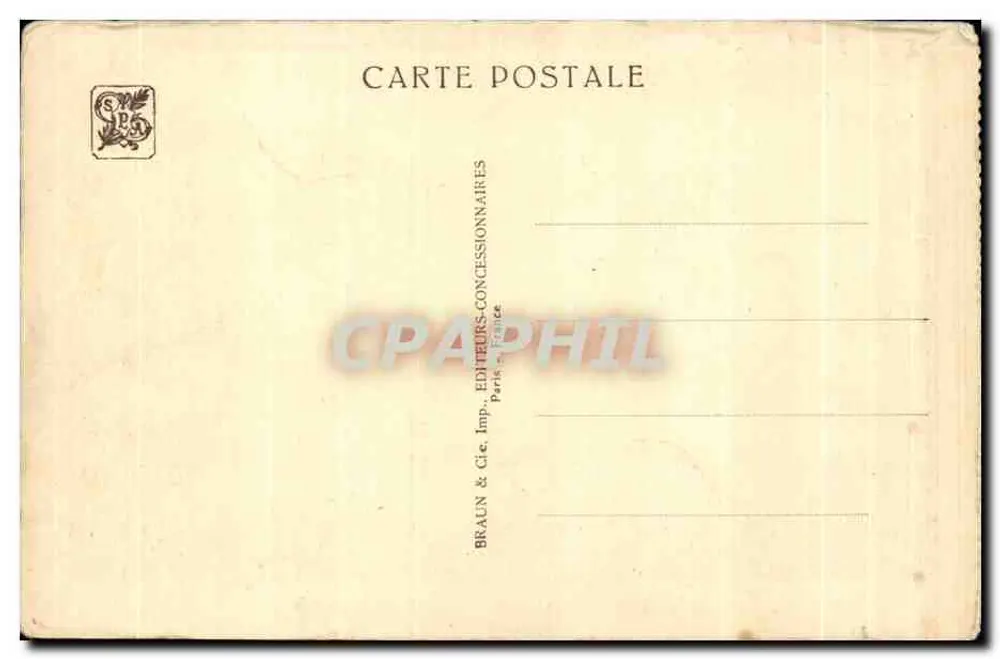 Pavillon des Kambodschas — Internationale Kolonialausstellung — Paris 1931 - Rückseite