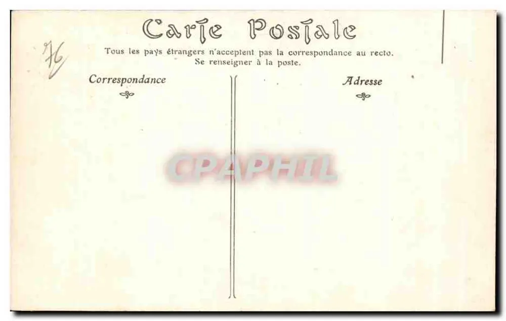 Caudebec-en-Caux — Blick auf die Stadt und die Seine — P. Védie, Verlag - Rückseite