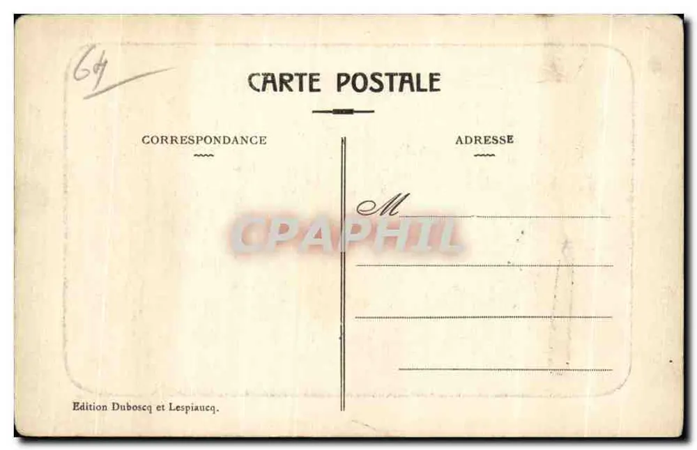 Cambo-les-Bains - Villa Arnaga, Wohnsitz von Ed. Postand - Rückseite