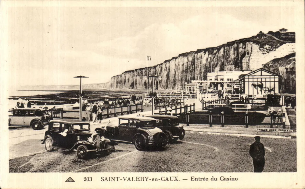 SAINT-VAIERY-en-CAUX — Eingang zum Casino — Verlag ARB n°203 - Vorderseite