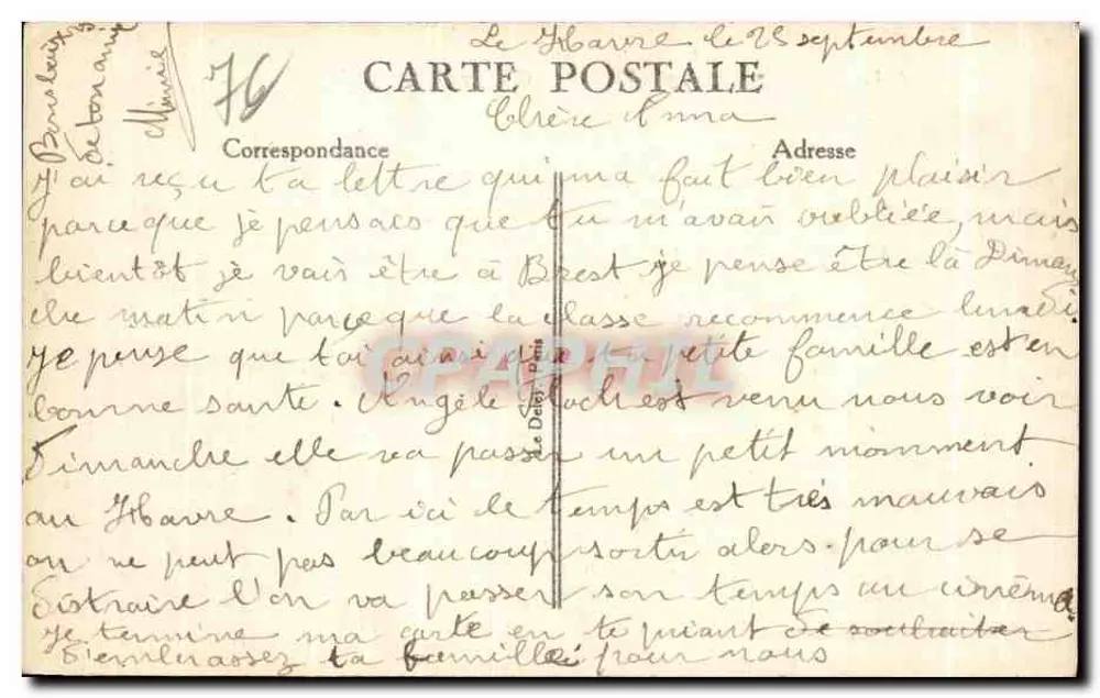 Le Havre — Georges V Quai — Georges V Quai - Rückseite