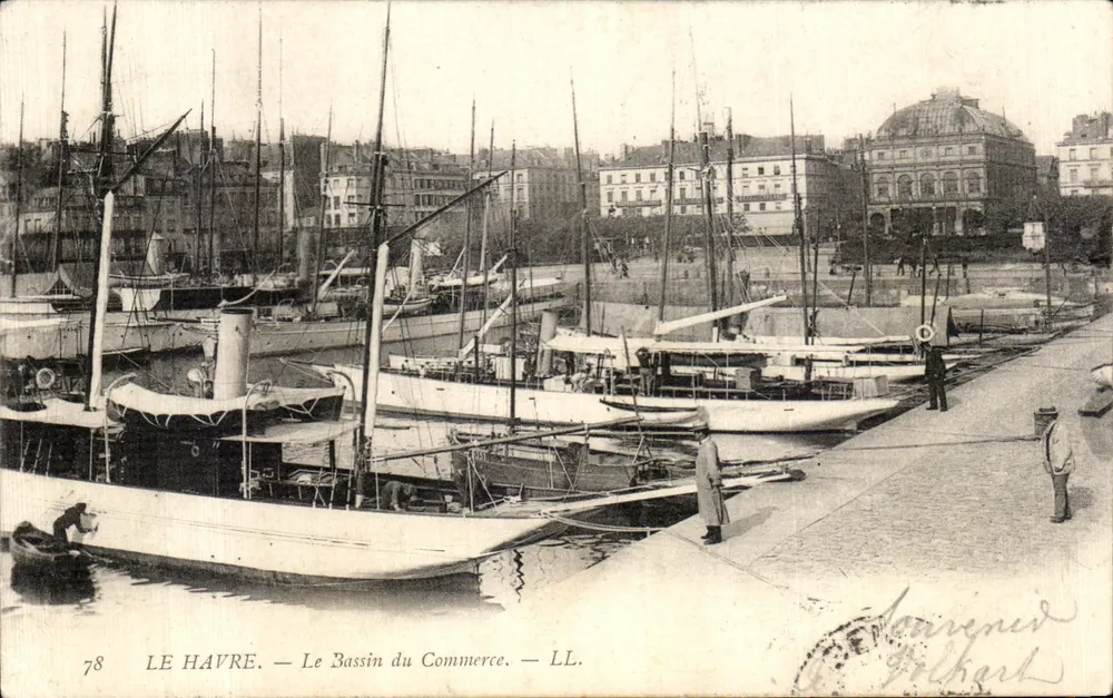 Le Havre — Der Hafen des Handels — LL. - Vorderseite