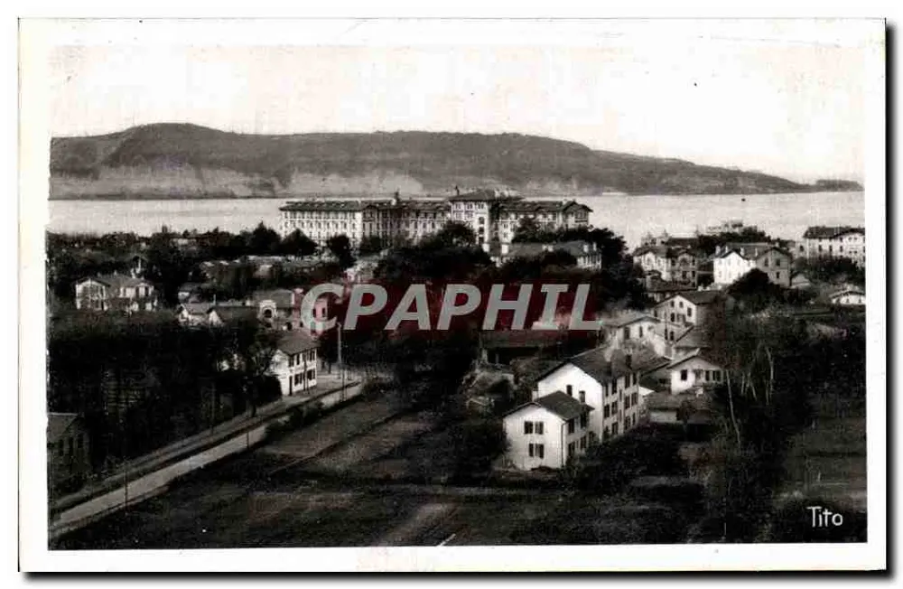 Hendaye — Ansicht des Hotels D'kualdung und der Spitze Cap Figulier — Tito - Vorderseite