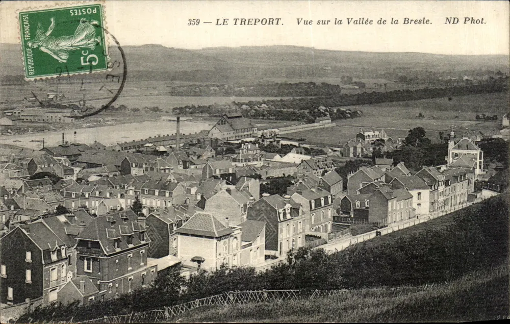 Le Tréport — Ansicht der Bresle-Tal — ND Phot. - Vorderseite