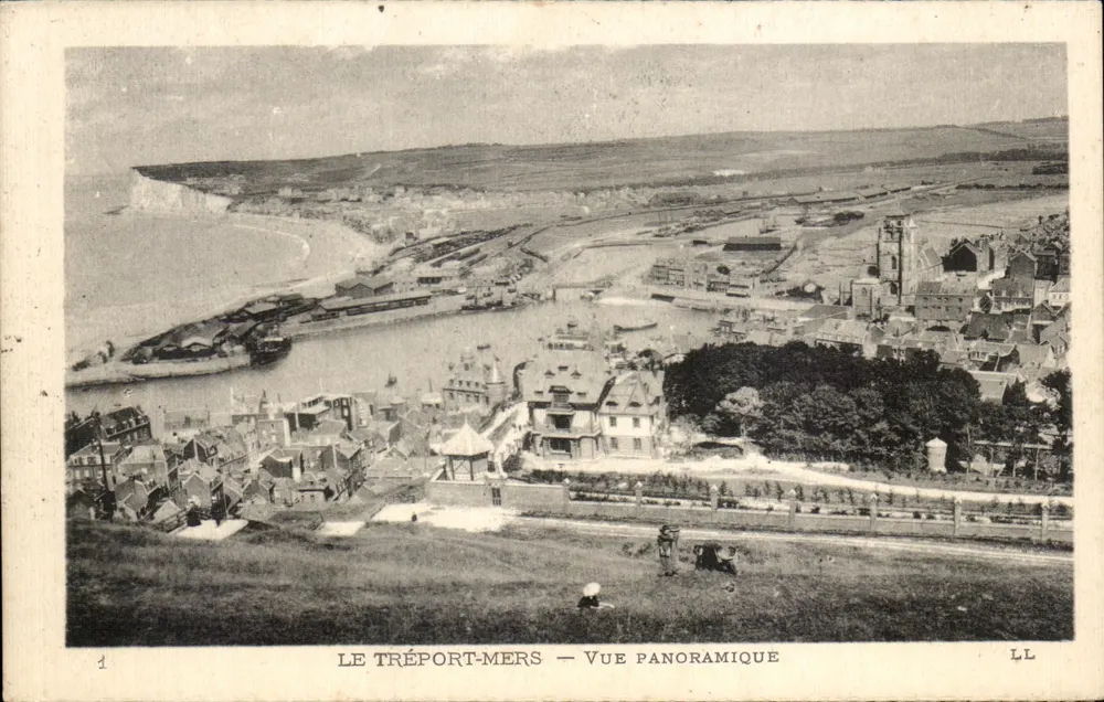Le Tréport-Mers — Vista panorâmica — LL - Frente