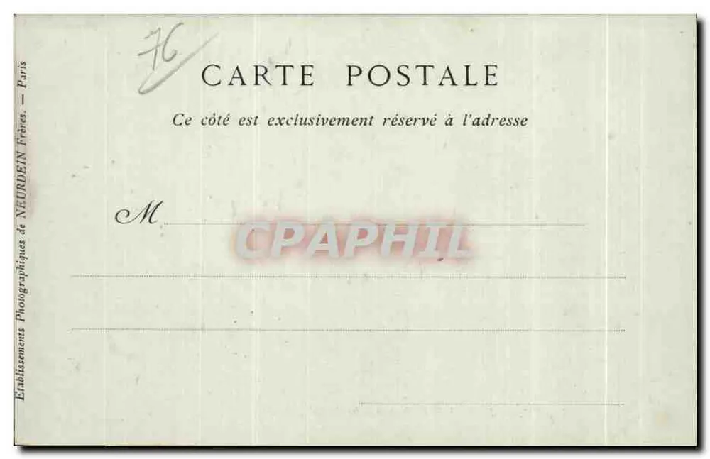 Rouen — Der Kai von Paris, Ansicht vom Saint-Sever — Collections ND Phot - Rückseite