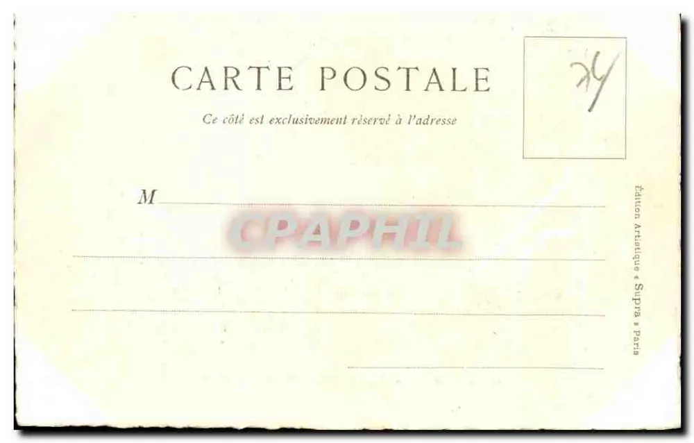 Kasteel van Clères (Seine-Inférieure) — 14e en 16e eeuw — Editeurs Artistiques Supra, Parijs - Achterkant