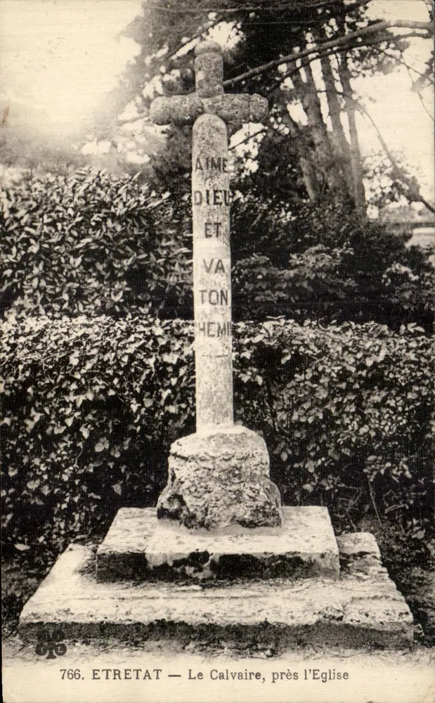 Etretat — Der Calvary, nahe der Kirche — n° 766 - Vorderseite