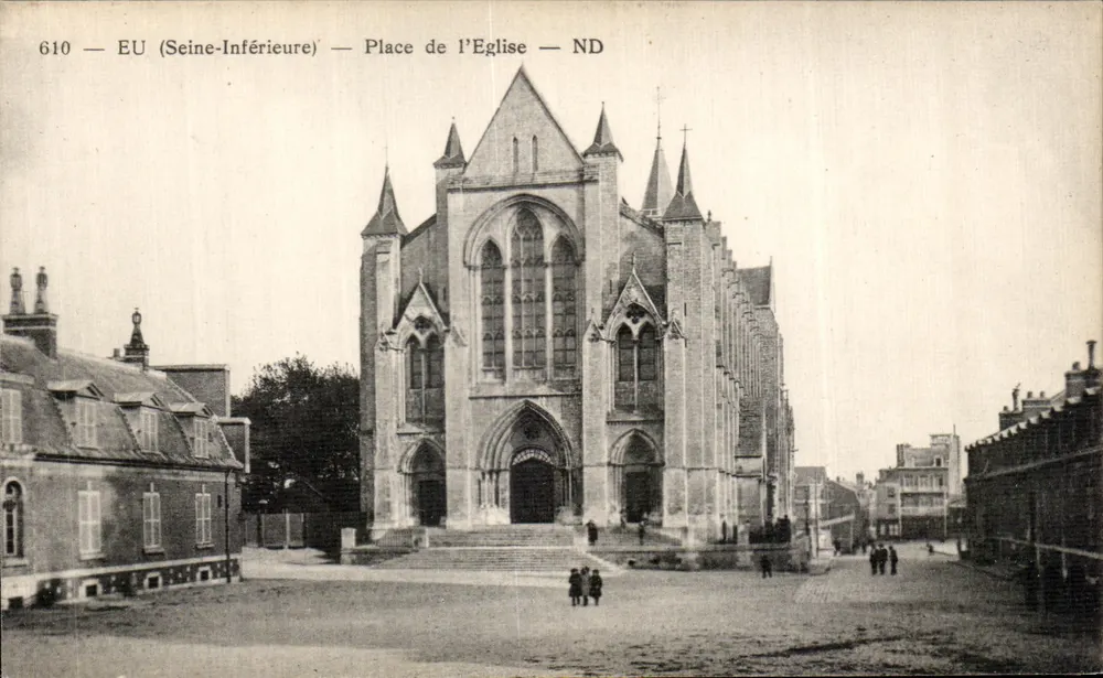EU (Seine-Inférieure) — Place de l'Église — ND - Vorderseite