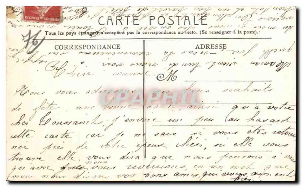 Dippé — Rosas e monumentos — editor Léon P. Moret-Lepage - Verso