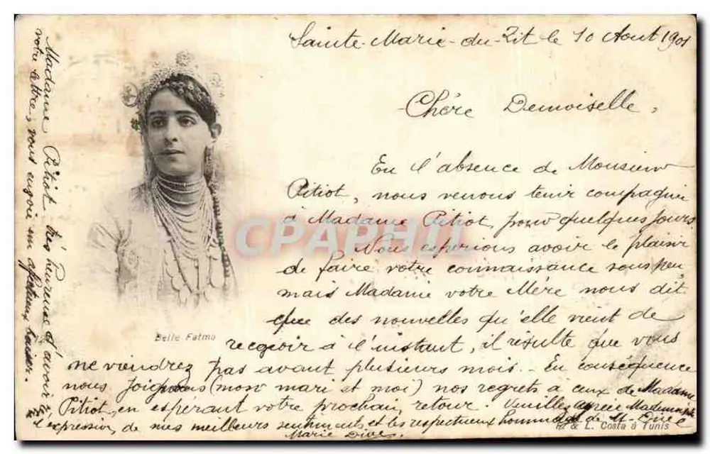 Belle Fatma — Tunis — Verlag H. & L. Costa - Vorderseite