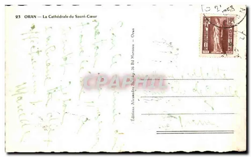 Oran — Kathedrale des Heiligen Herzens — Alexandre Stucky Editions - Rückseite