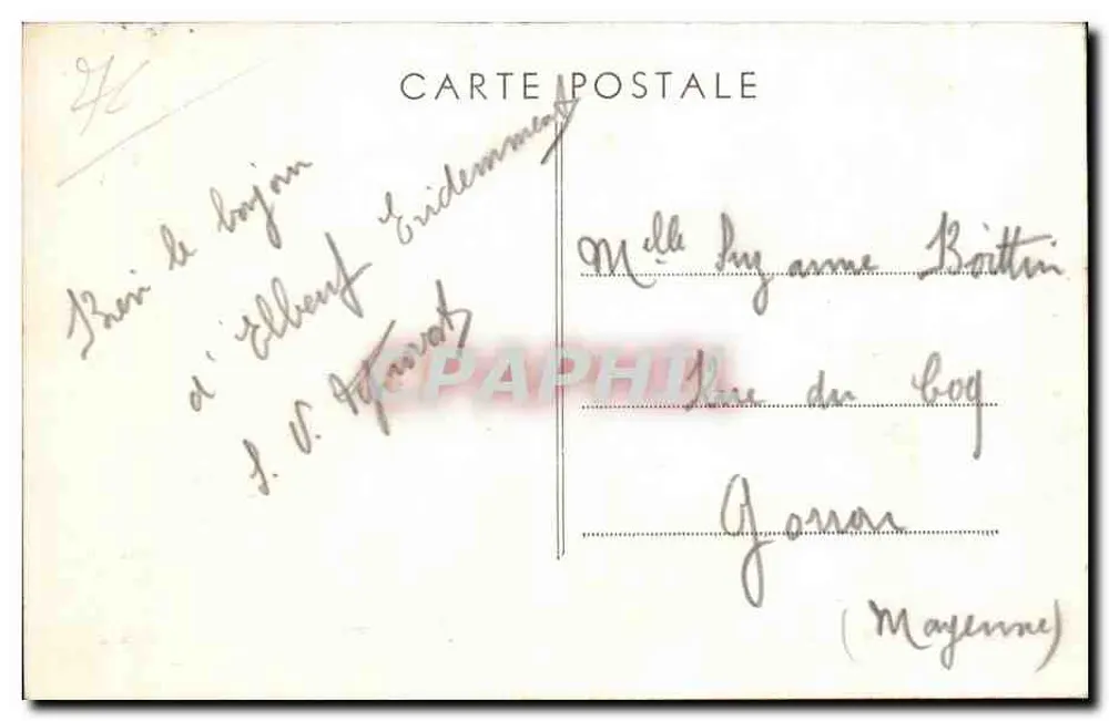 Elbeuf (Seine-Inf.) — Vista geral sobre a Sena — editor R. Bacon - Verso