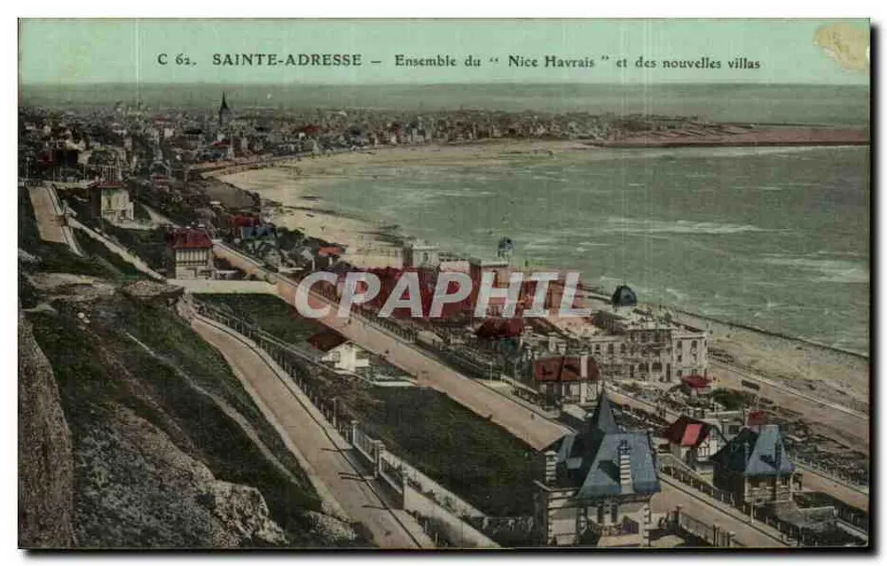 Sainte-Adresse — Ensemble du "Nice Havrais" et des nouvelles villas — Éditeur C 62 - Vorderseite