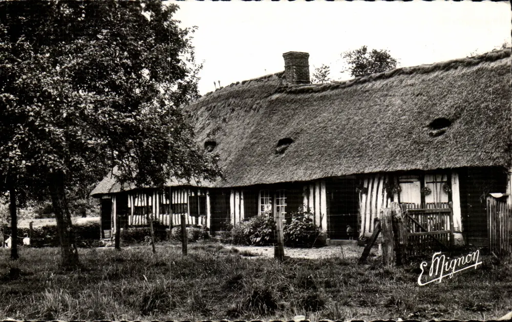 Holzrahmenhaus mit Schieferdach — É. Mignon — Éditions E. Mignon, Paris - Vorderseite