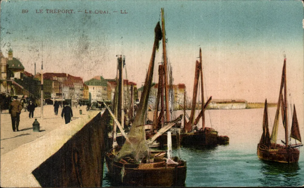 Le Tréport — O Cais — LL - Frente