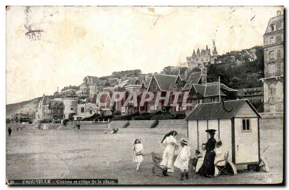 Trouville - Chalets und Villen am Strand — Verlag Aqua Photo, n°95 - Vorderseite