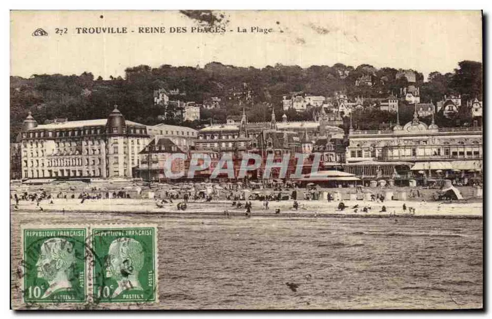 Trouville - Reine des Plages - La Plage — Éditeur O'ALBAN ENTRE DES ARTS PHOTOGRAPHIQUES, STRASBOURG - Vorderseite