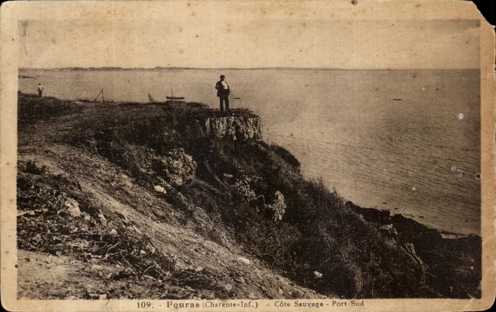 Fouras (Charente-Inf.) — Costa Selvagem - Porto Sul — Fototipia Jenly-Fournier - Frente