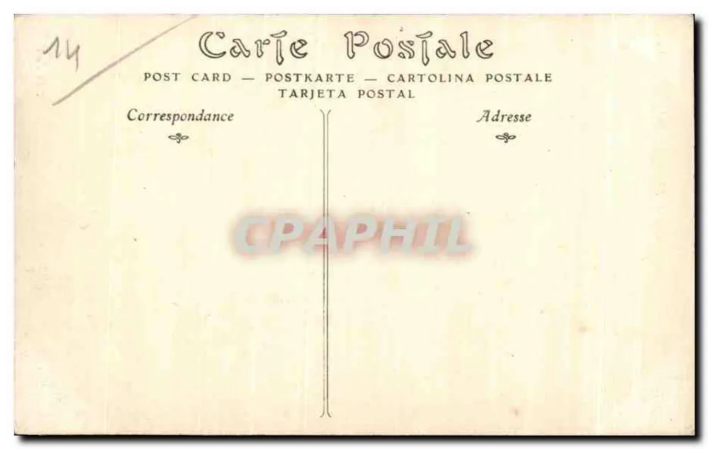 Vire — As Ruínas do Castelo — N.E. Pba - Verso