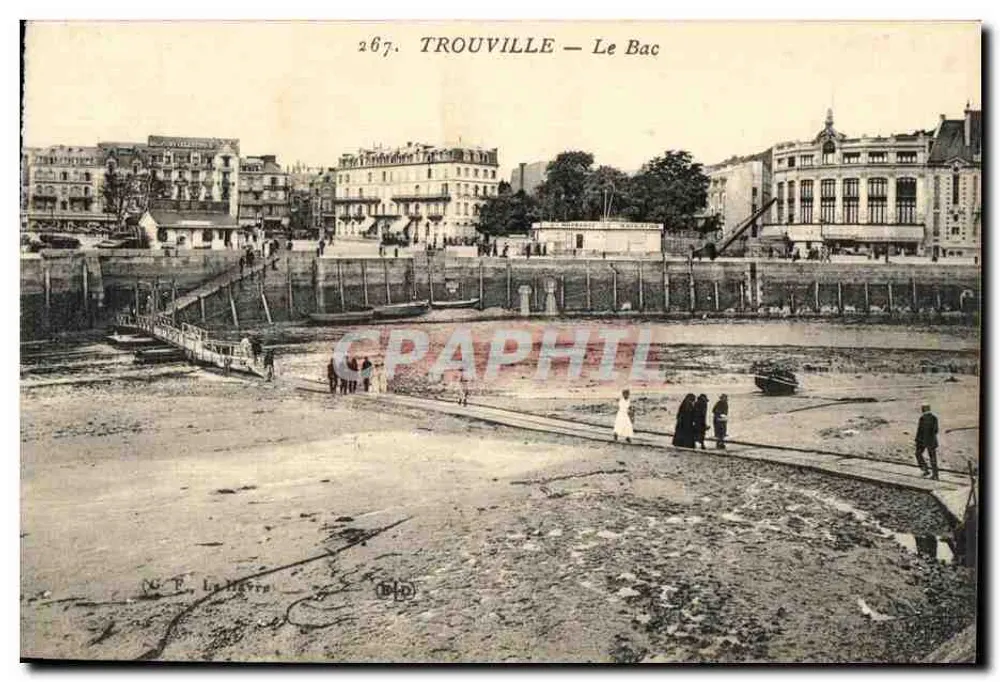 Trouville — Le Bac — G. F. La Havre, n° 267 - Frente