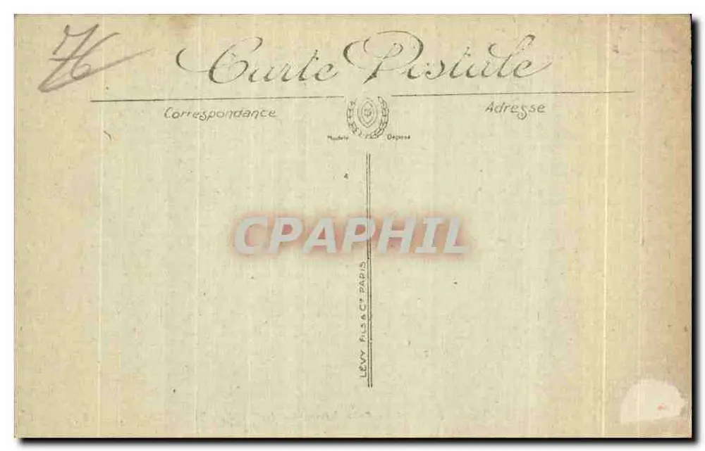 Le Havre — Die Anse des Pilotes und die Brise-Lames — Ankunft eines Transatlantikers — LL. - Rückseite
